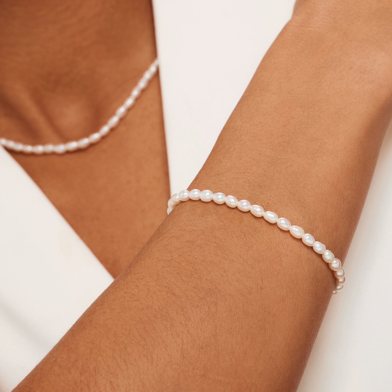 Isabel Bernard Cadeau d'Isabel Gift Set met Zoetwaterparel Goud