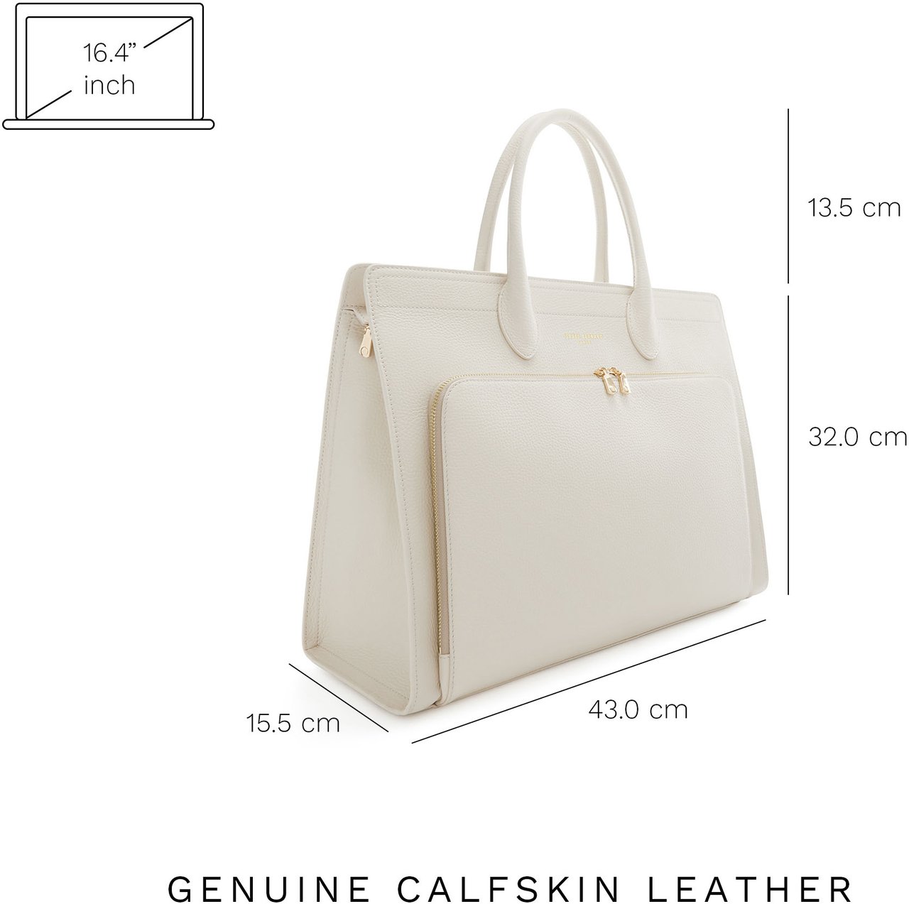 Isabel Bernard Honoré Nadine - Tas - Crème Beige