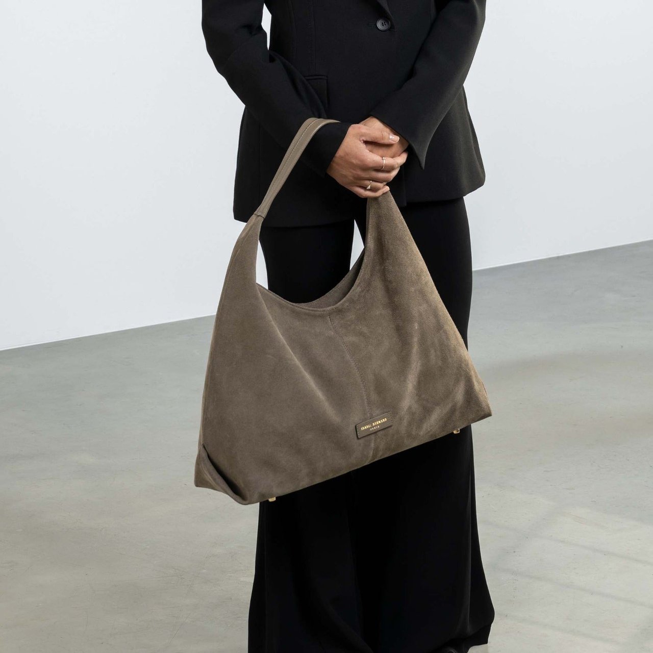 Isabel Bernard Honoré Grace Schoudertas Taupe