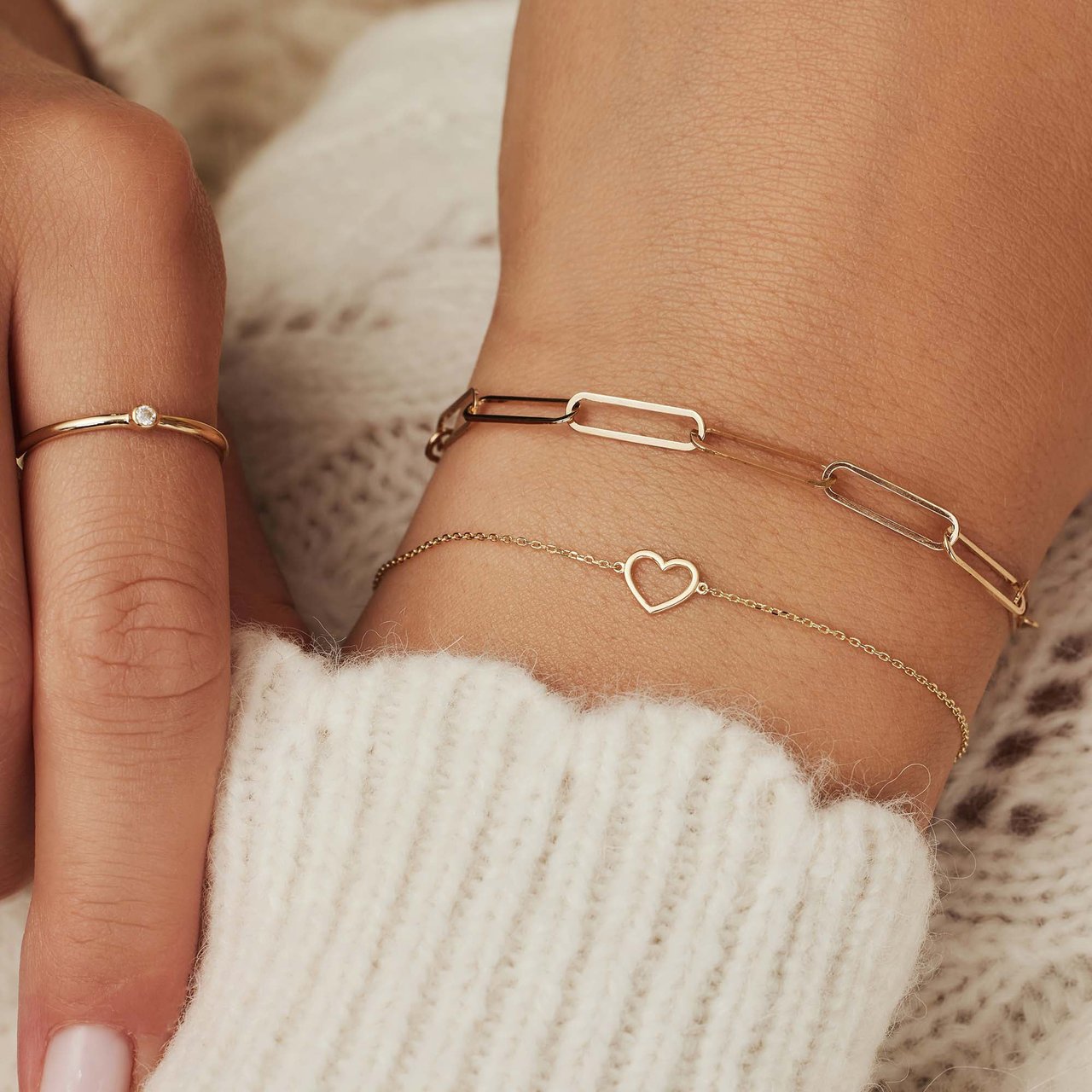 Isabel Bernard Aidee Odile - Armband - Goud Goud