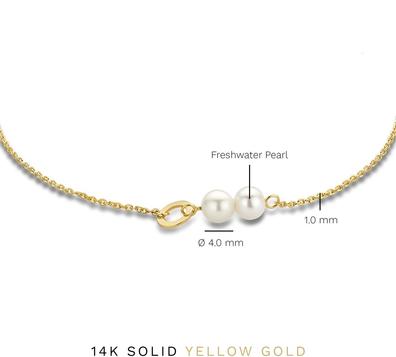 Isabel Bernard Belleville Luna - Armband - Goud Goud