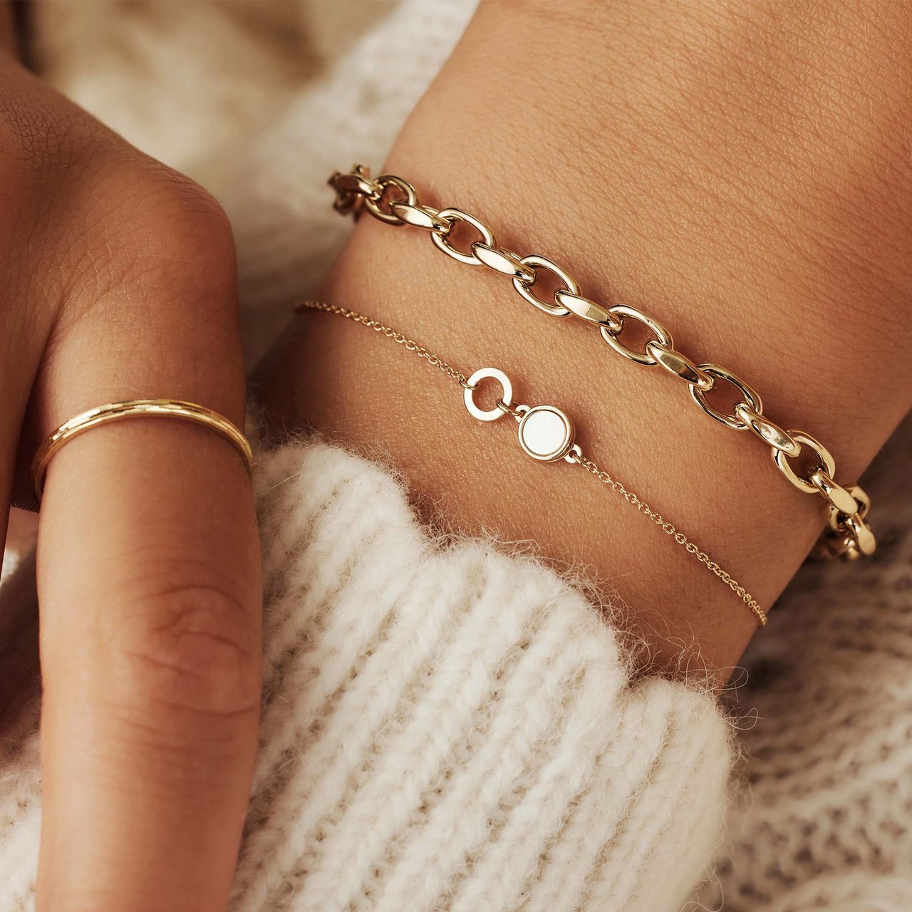 Isabel Bernard Belleville Nova - Armband - Goud Goud