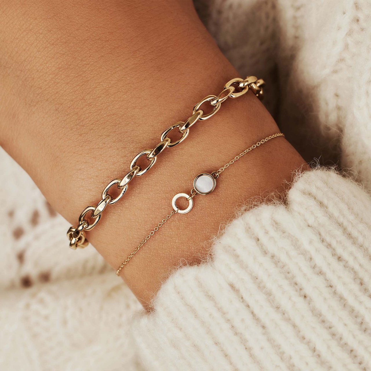 Isabel Bernard Belleville Nova - Armband - Goud Goud
