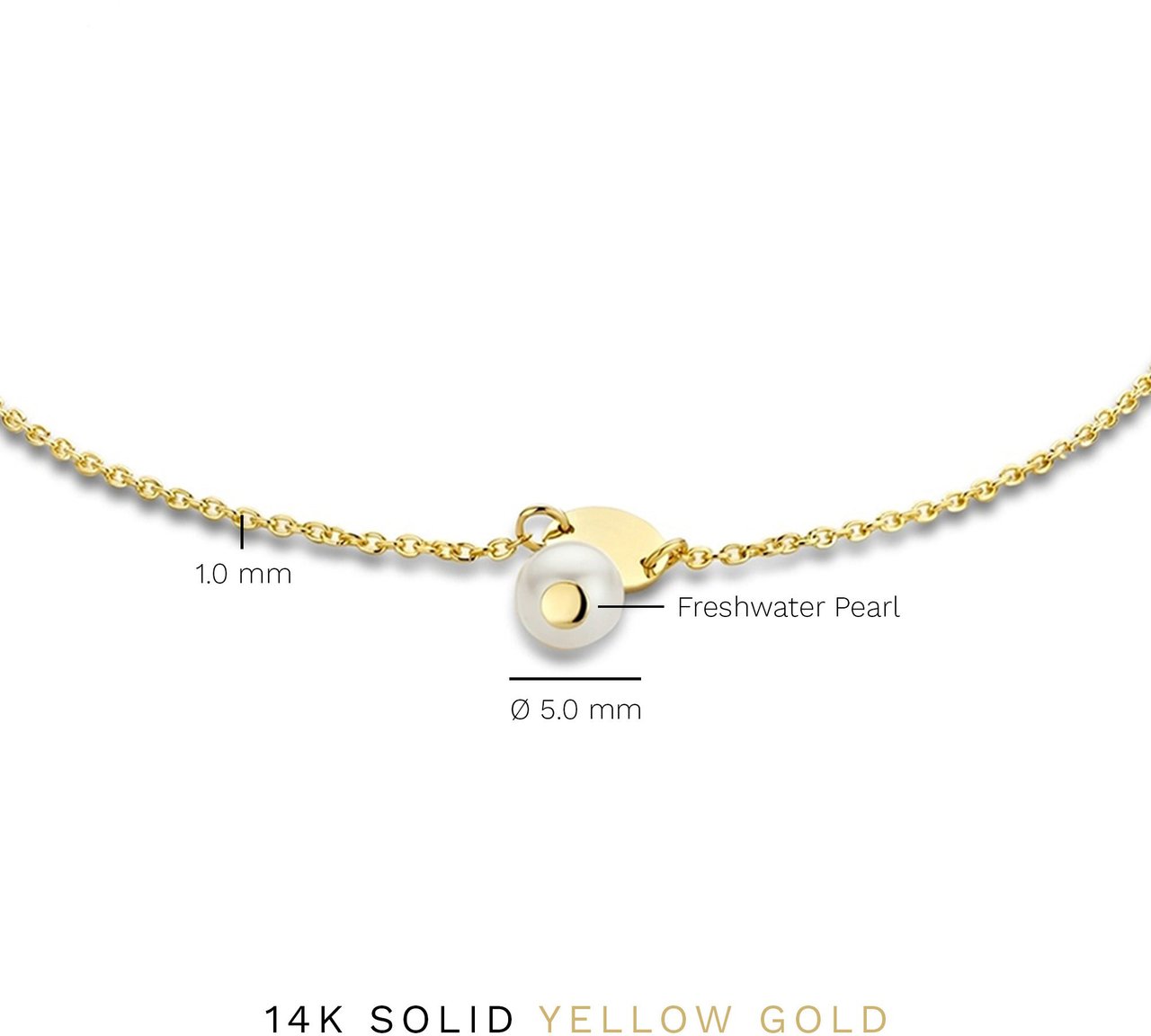Isabel Bernard Belleville Luna - Armband - Goud Goud