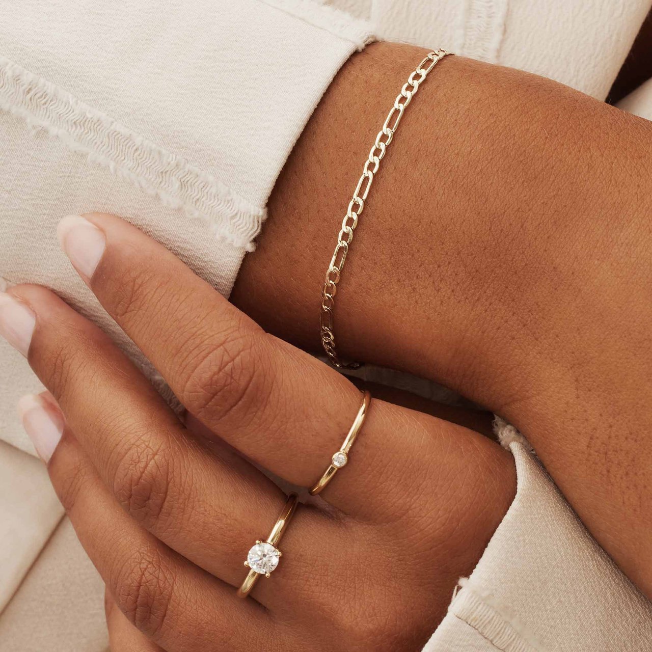 Isabel Bernard Rivoli Nina - Armband - Goud Goud