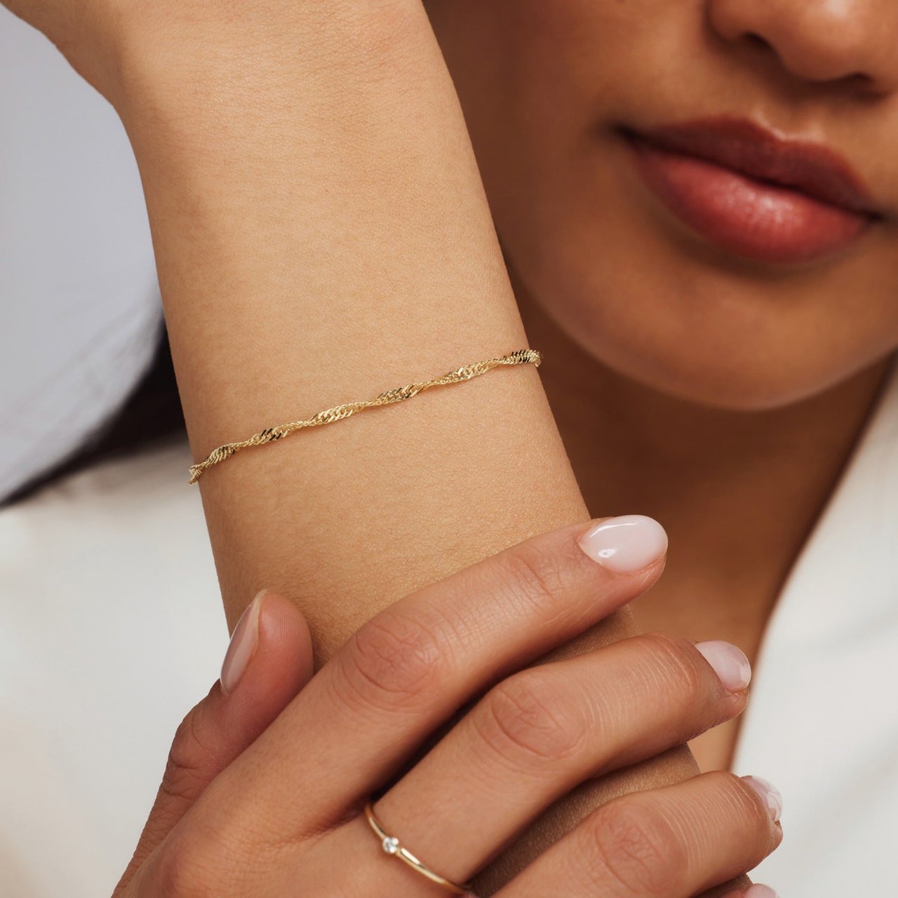 Isabel Bernard Rivoli Lilou - Armband - Goud Goud