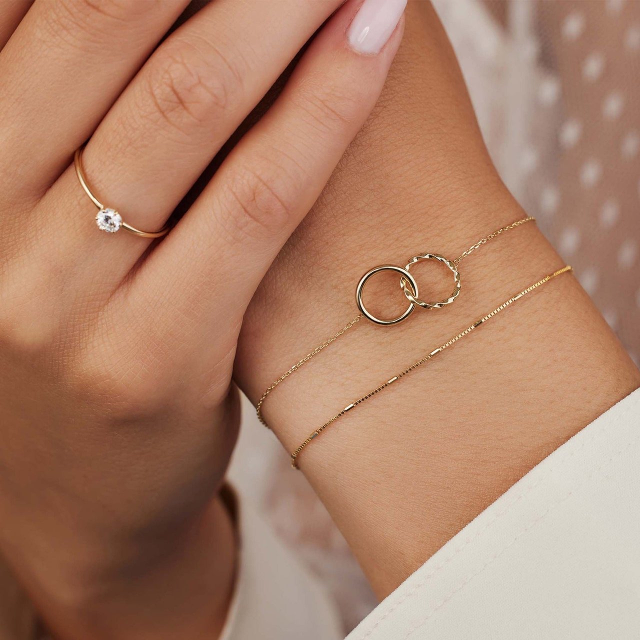 Isabel Bernard Rivoli Lisan - Armband - Goud Goud