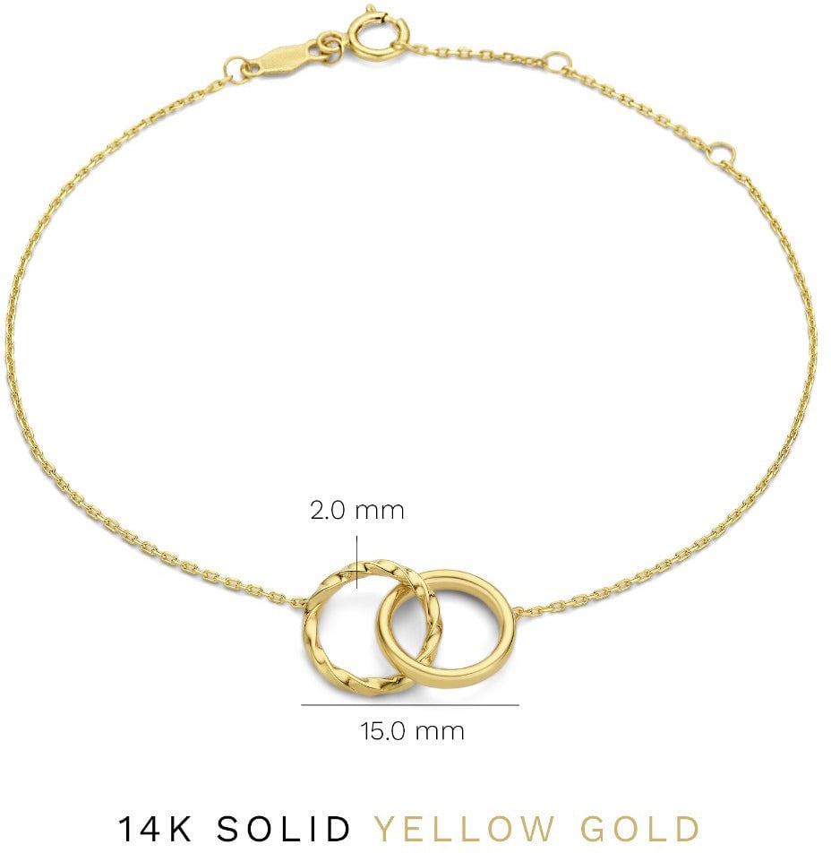 Isabel Bernard Rivoli Lisan - Armband - Goud Goud