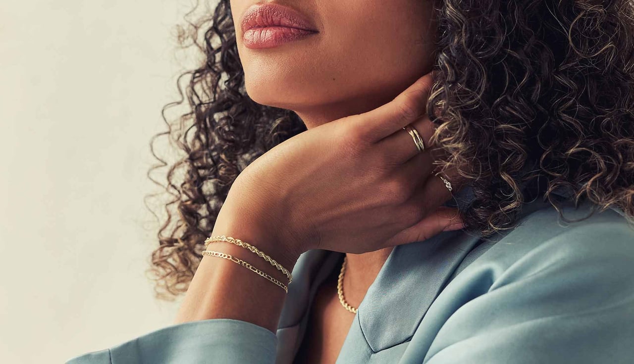 Isabel Bernard Rivoli Violette - Armband - Goud Goud