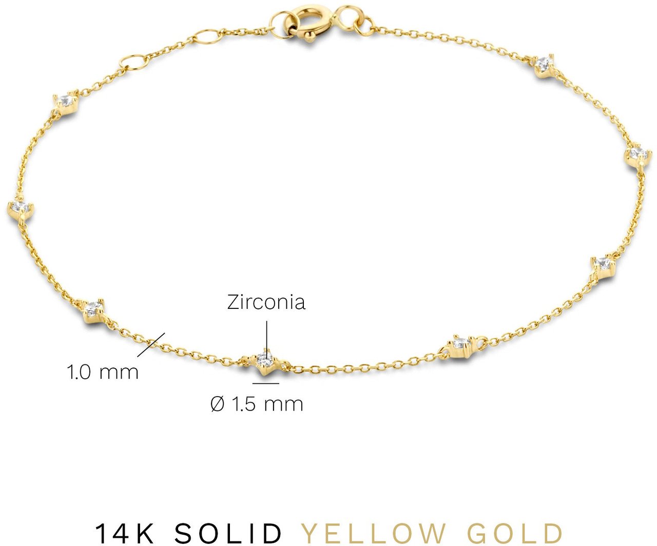 Isabel Bernard Rivoli Esmee - Armband - Goud Goud