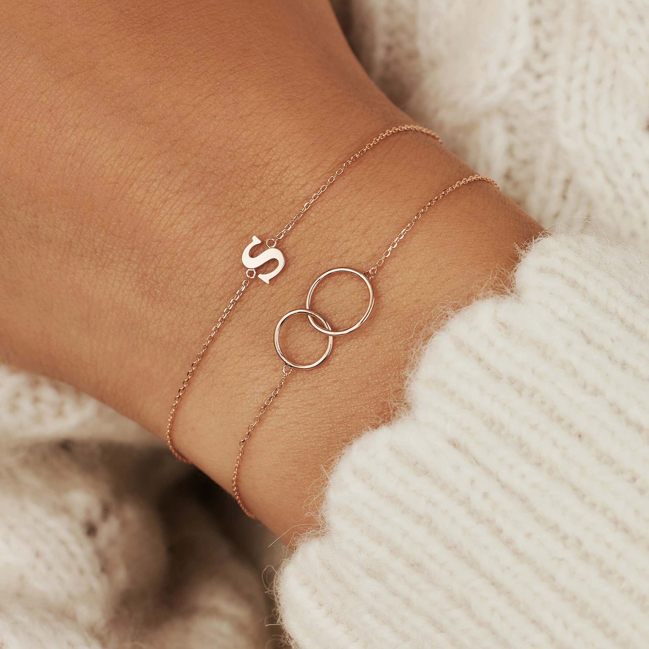 Isabel Bernard Le Marais Loulou - Armband - Goud Roze