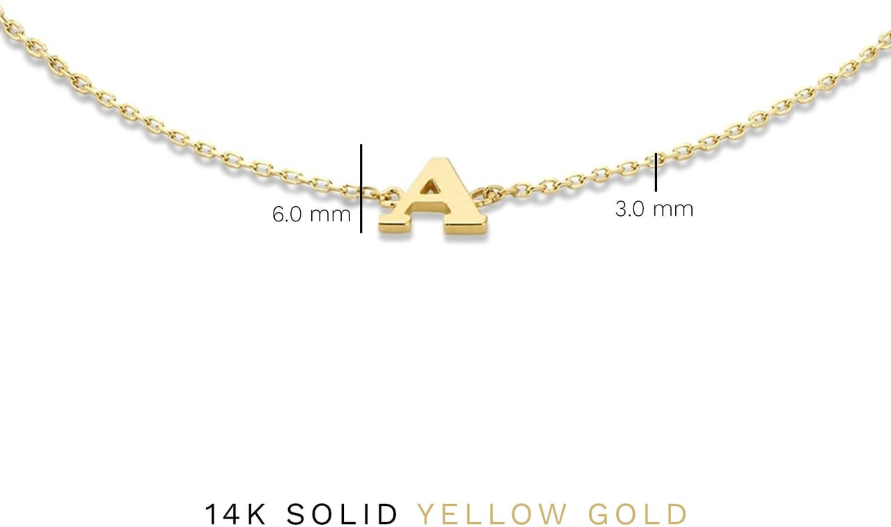 Isabel Bernard Saint Germain Rachel - Armband - Witgoud - Letter Z Goud