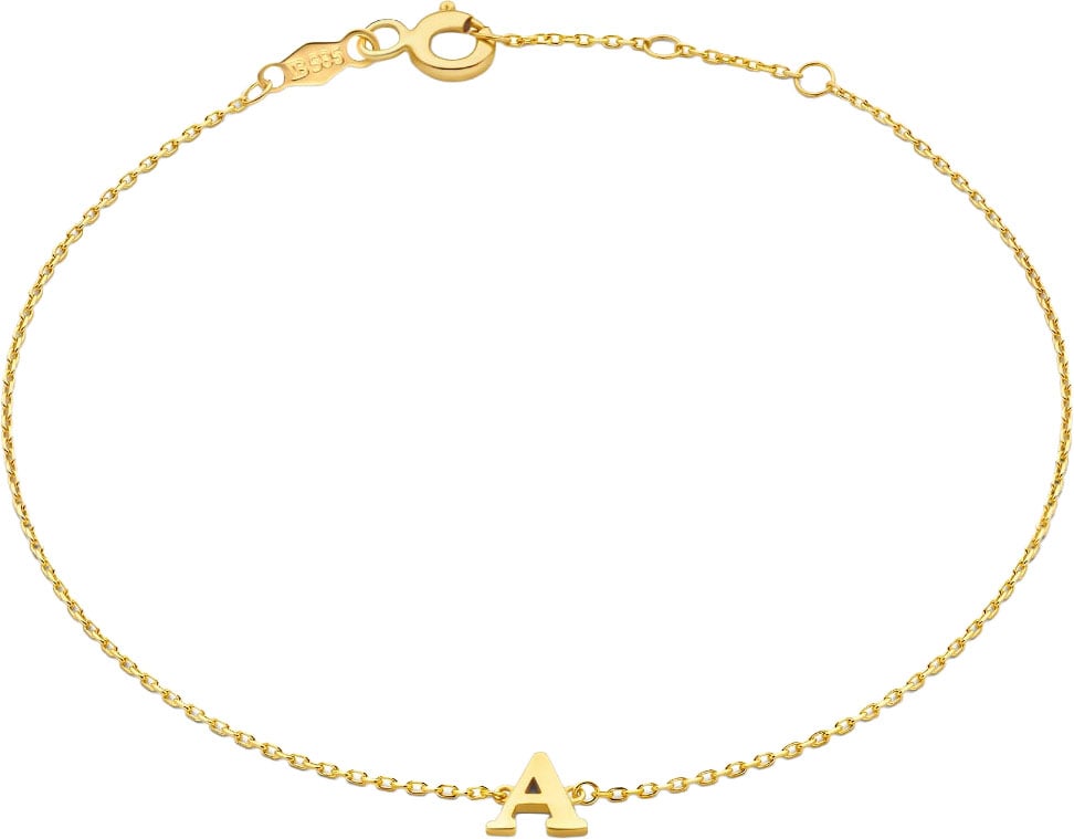 Isabel Bernard Saint Germain Rachel - Armband - Witgoud - Letter Z Goud