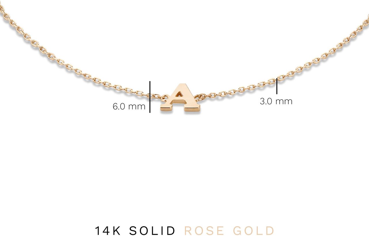 Isabel Bernard Saint Germain Rachel - Armband - Witgoud - Letter W Roze