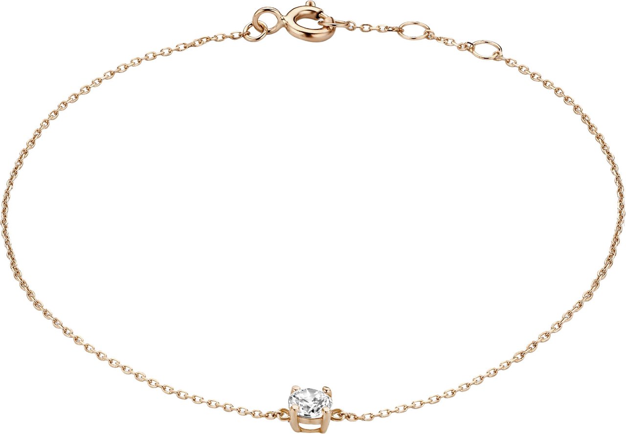 Isabel Bernard La Concorde Apolline - Armband - Roségoud Roze