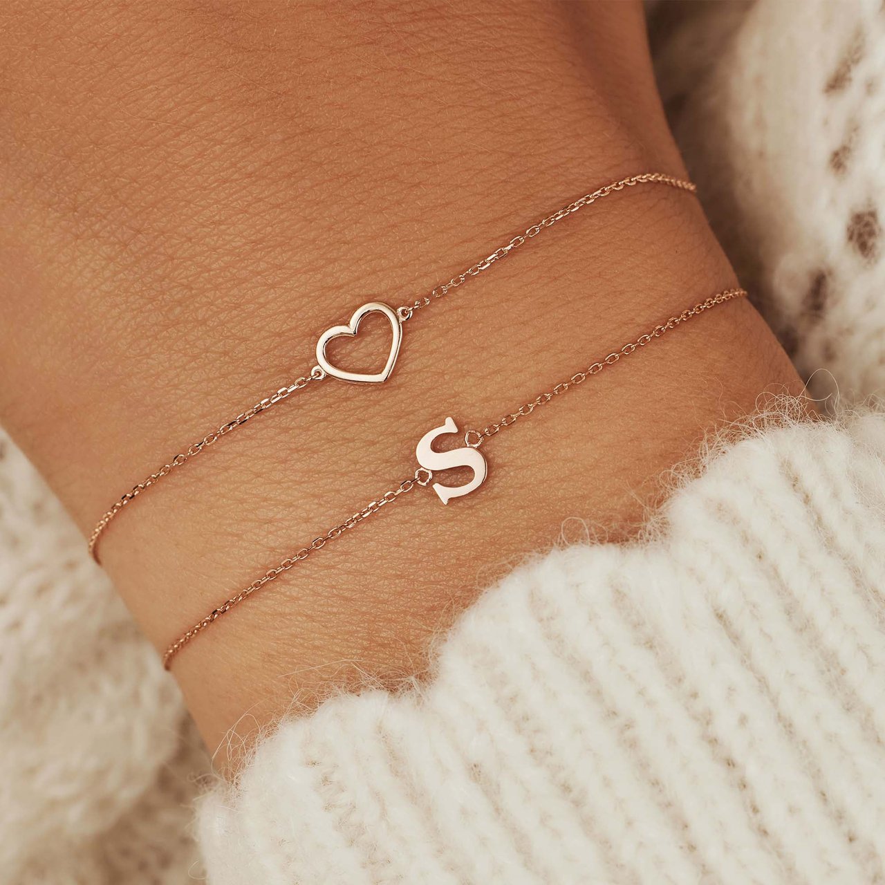 Isabel Bernard Belleville Amore - Armband - Goud Roze