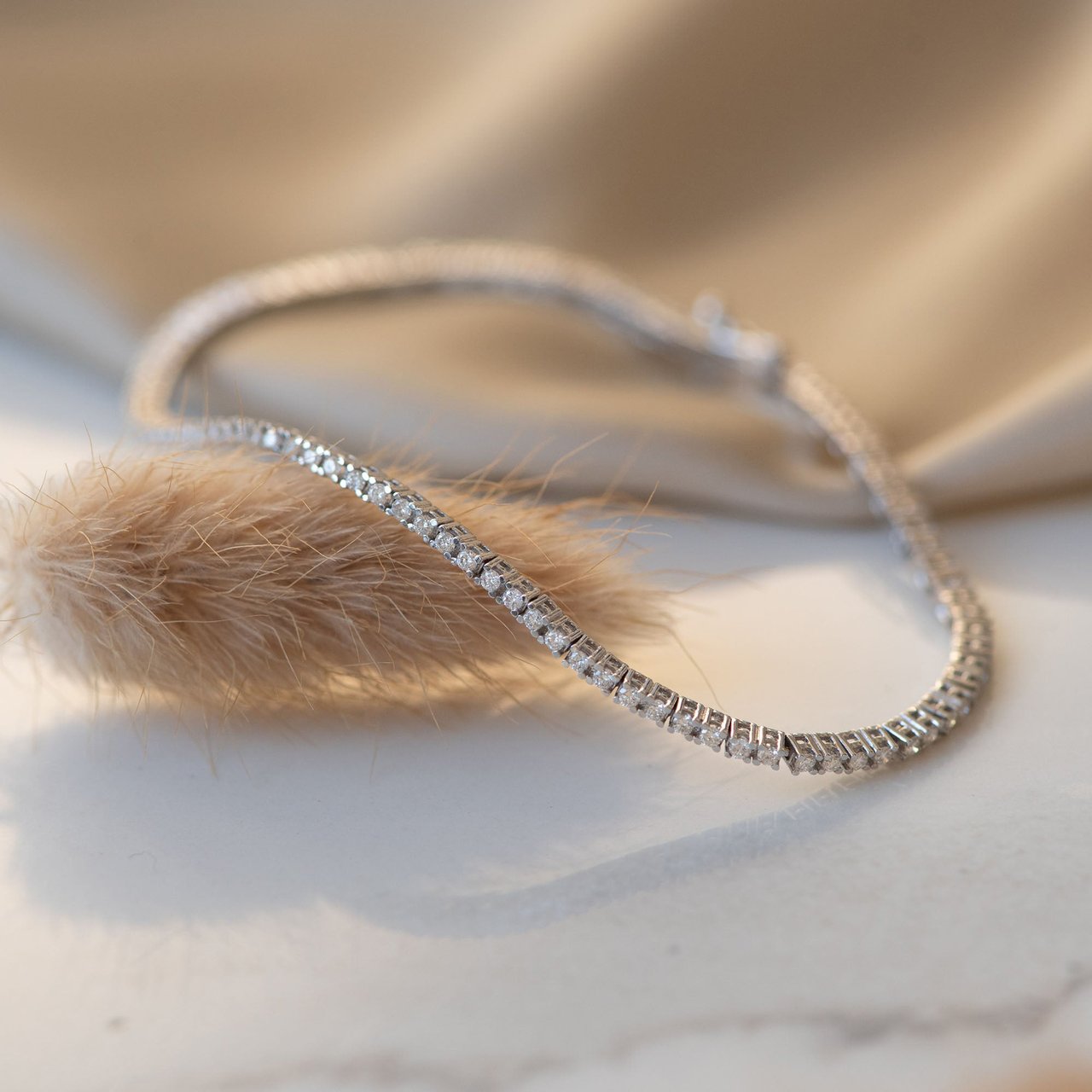 Isabel Bernard De la Paix Madeline - Armband - Witgoud Zilver