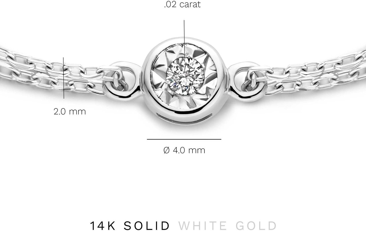 Isabel Bernard De la Paix Inaya - Armband - Witgoud Zilver
