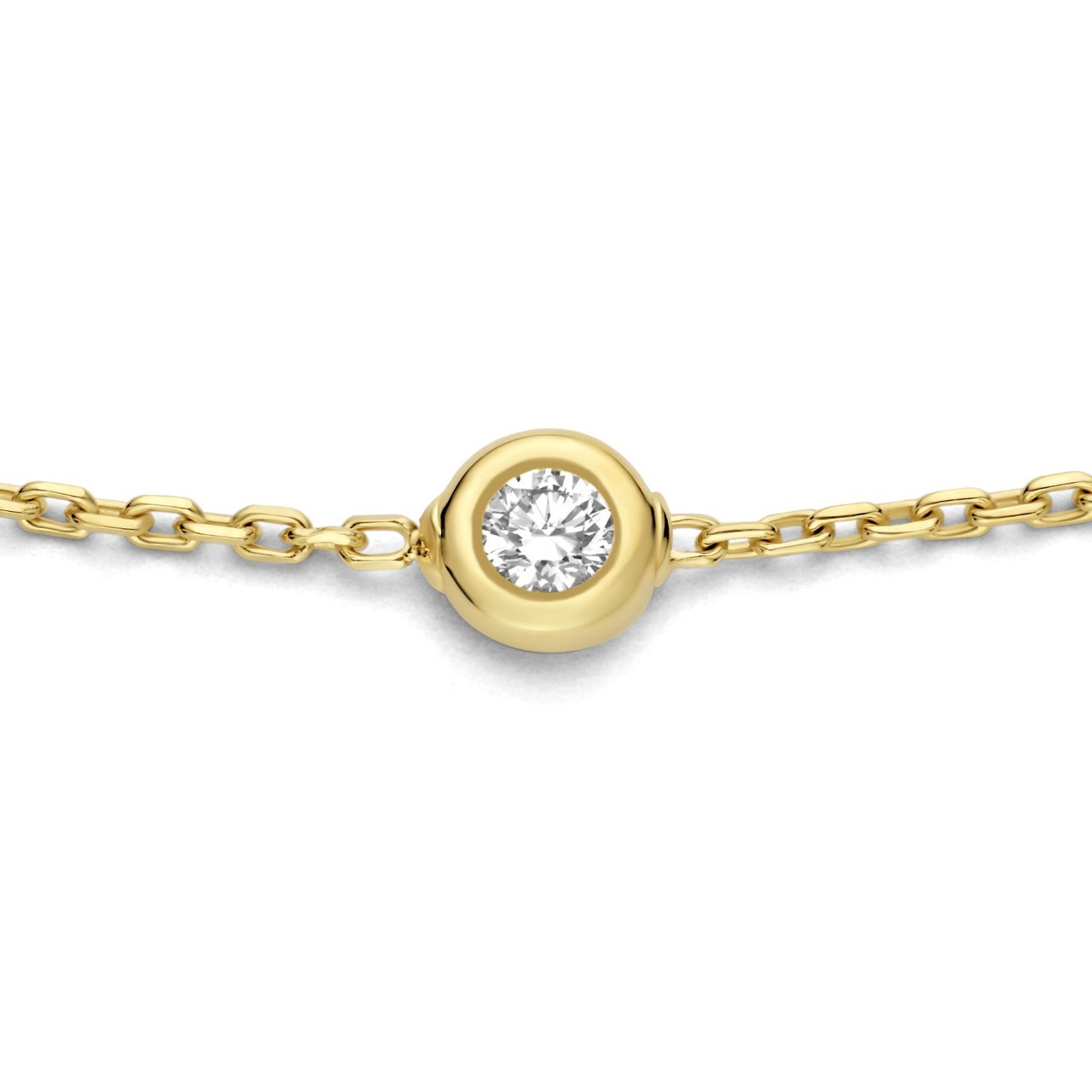 Isabel Bernard De la Paix Alfie Armband met Diamant Goud