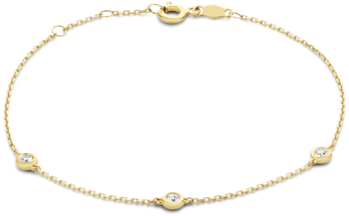 Isabel Bernard De la Paix Alfie Armband met Diamant Goud