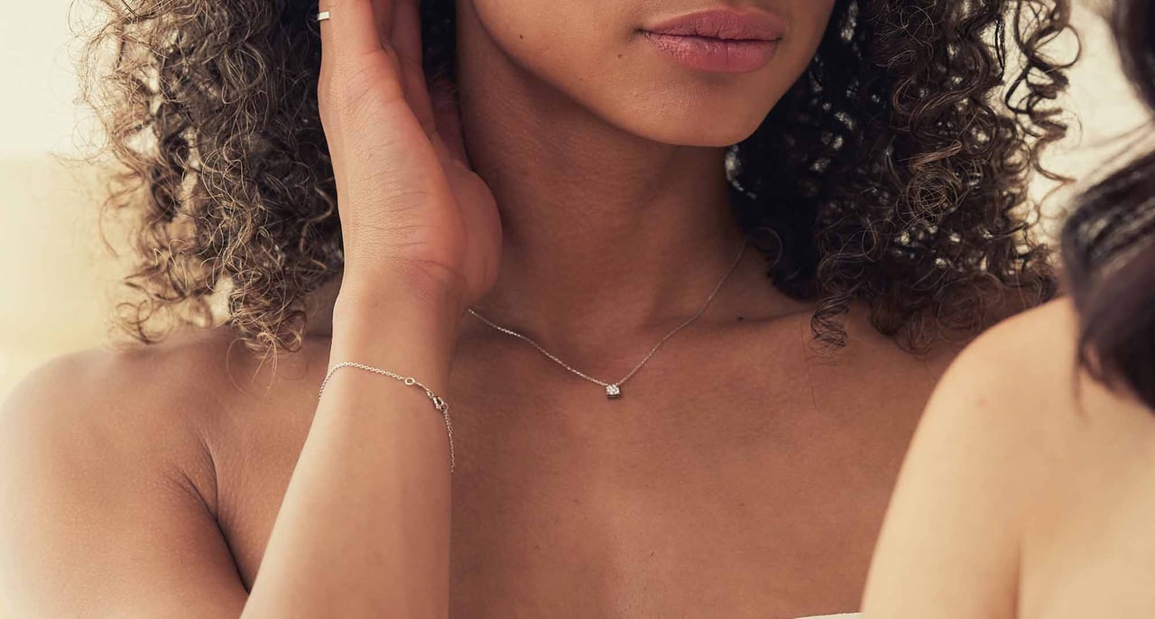 Isabel Bernard De la Paix Alfie Armband met Diamant Zilver