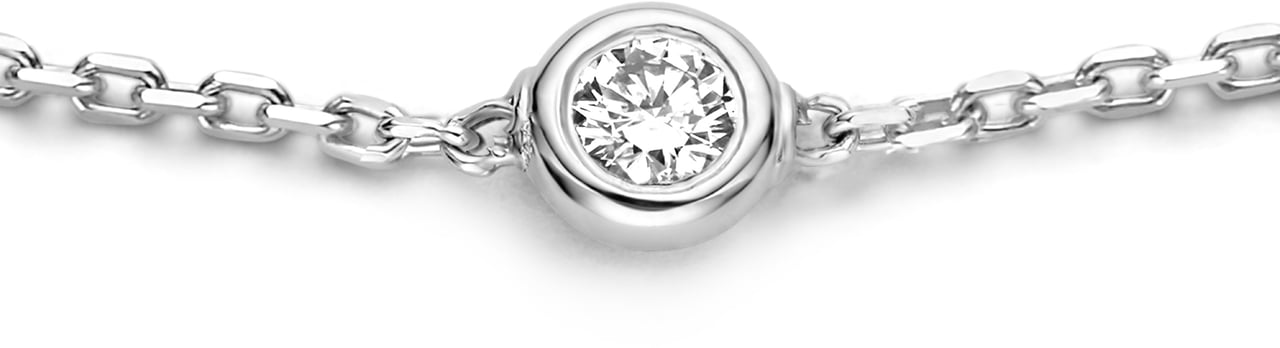 Isabel Bernard De la Paix Alfie Armband met Diamant Zilver