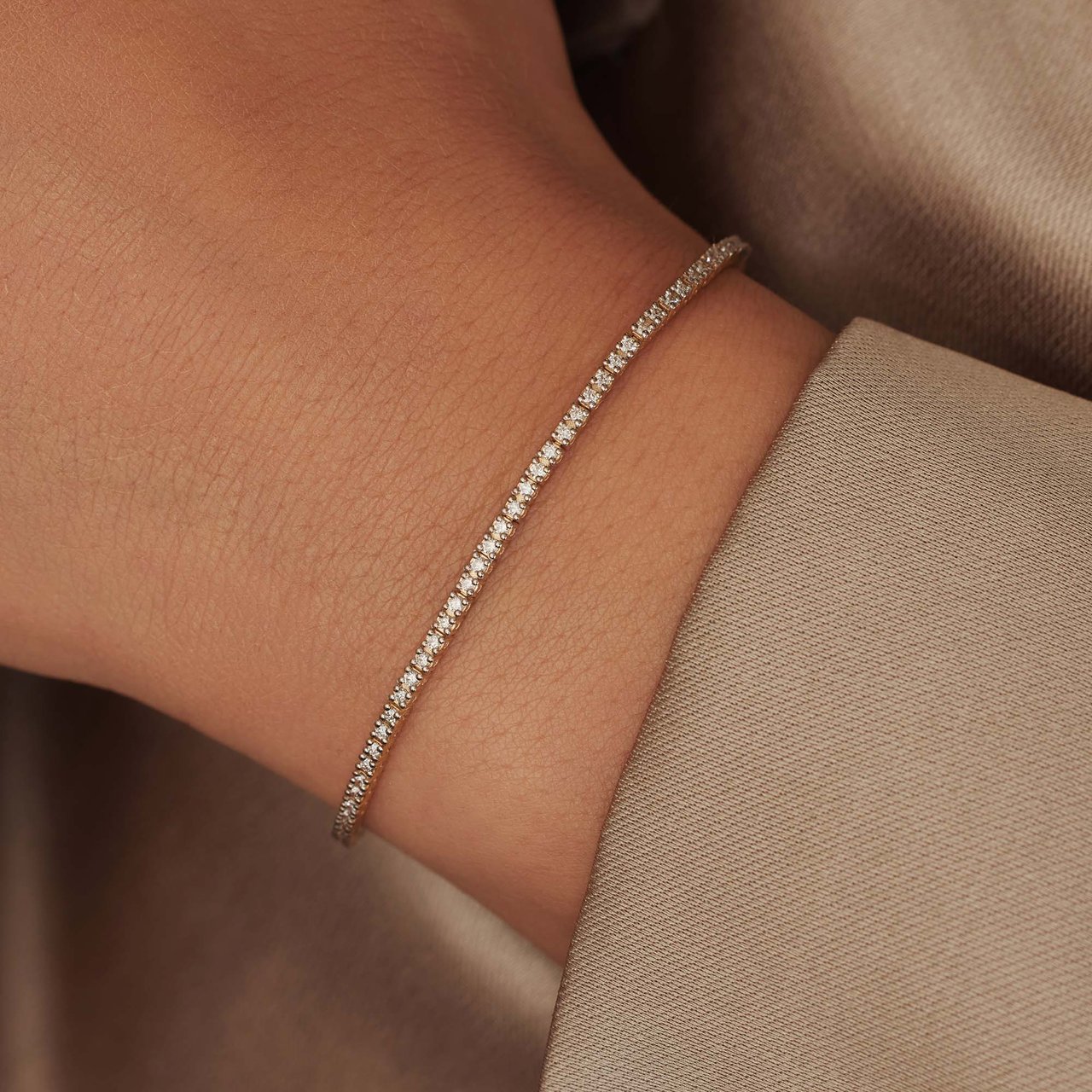 Isabel Bernard De la Paix Madeline Armband met Diamant Goud