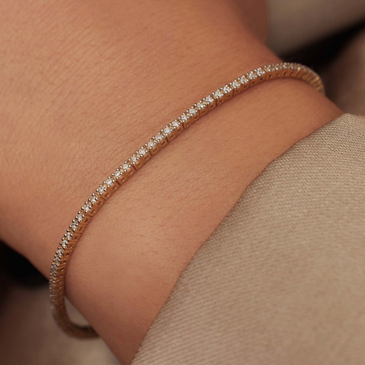 Isabel Bernard De la Paix Madeline Armband met Diamant Goud