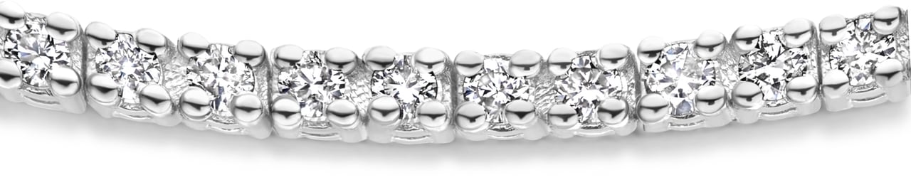 Isabel Bernard De la Paix Madeline Armband met Diamant Zilver