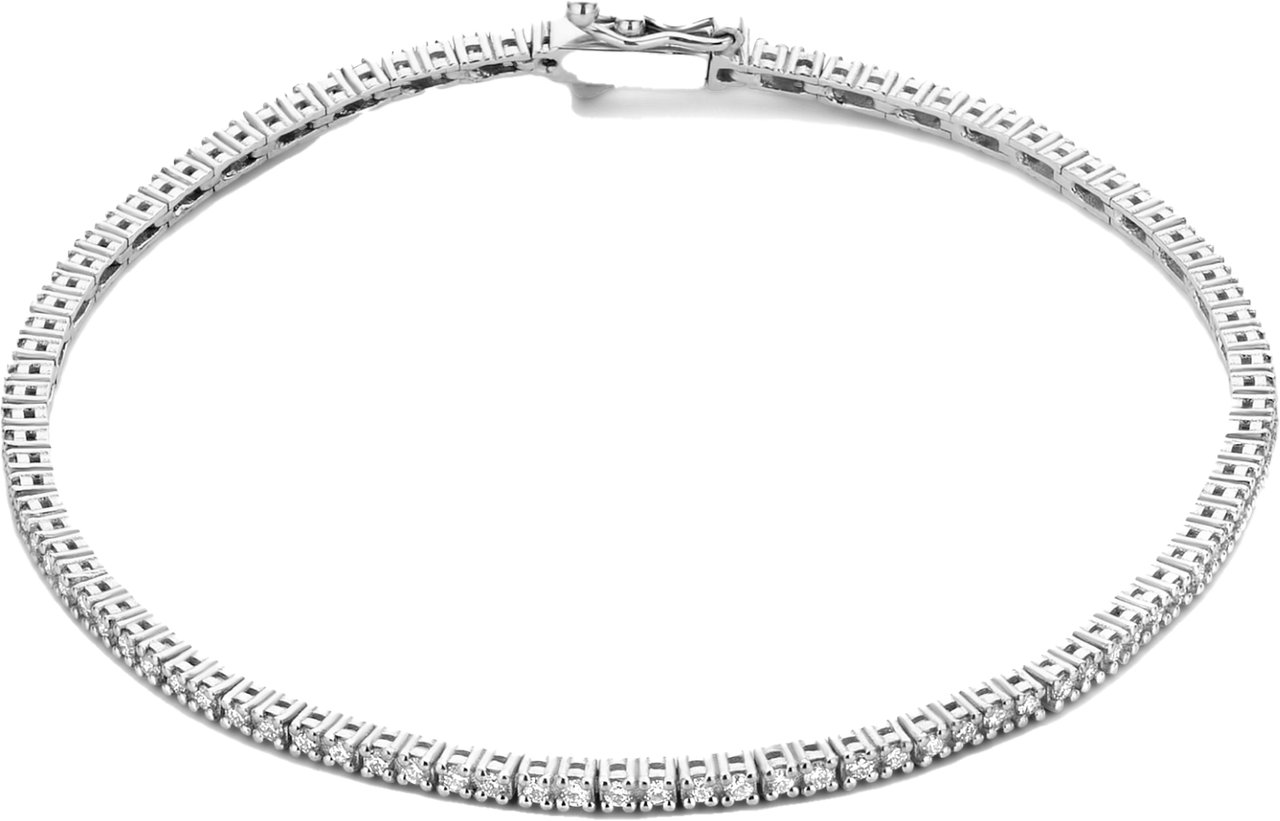 Isabel Bernard De la Paix Madeline Armband met Diamant Zilver