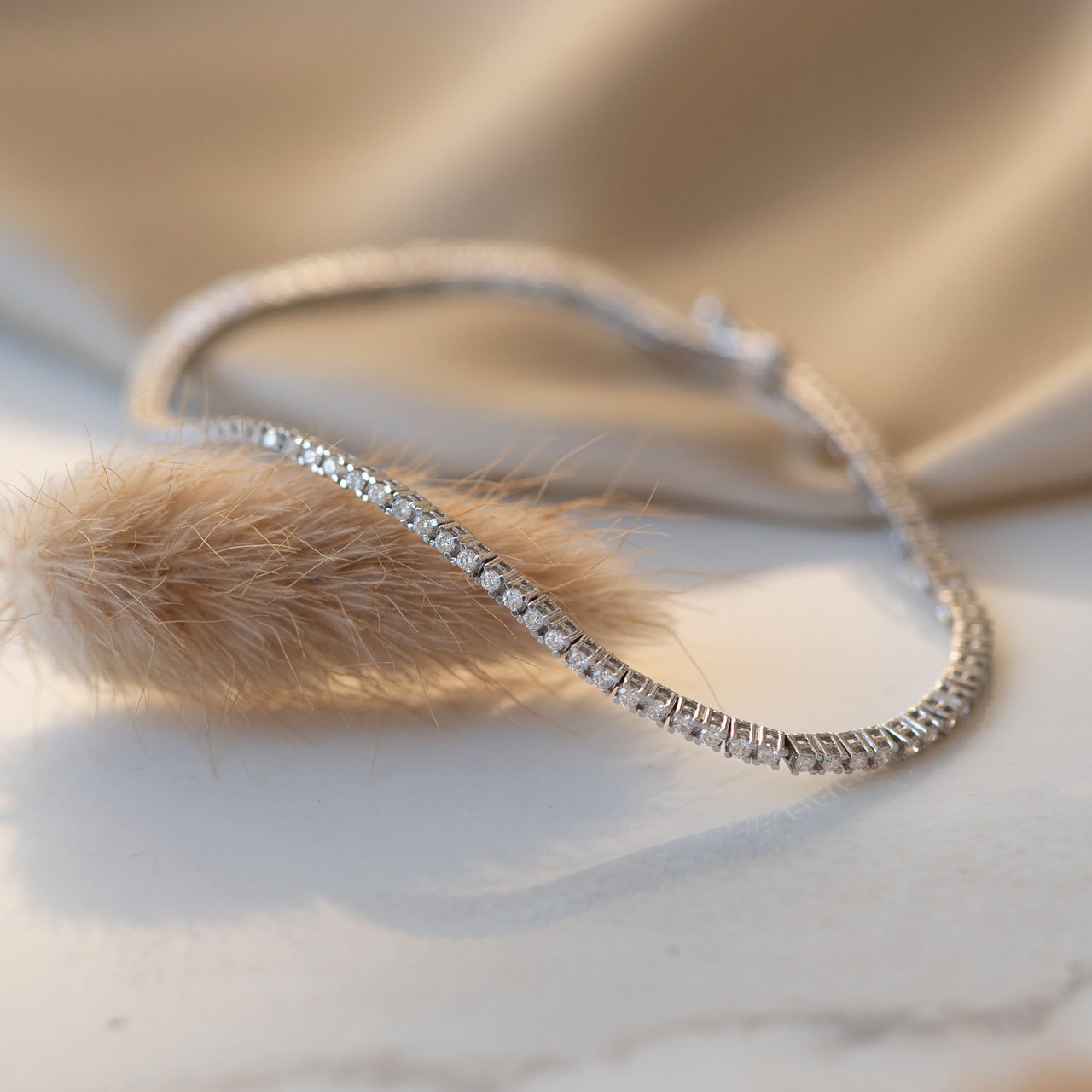 Isabel Bernard De la Paix Madeline Armband met Diamant Zilver