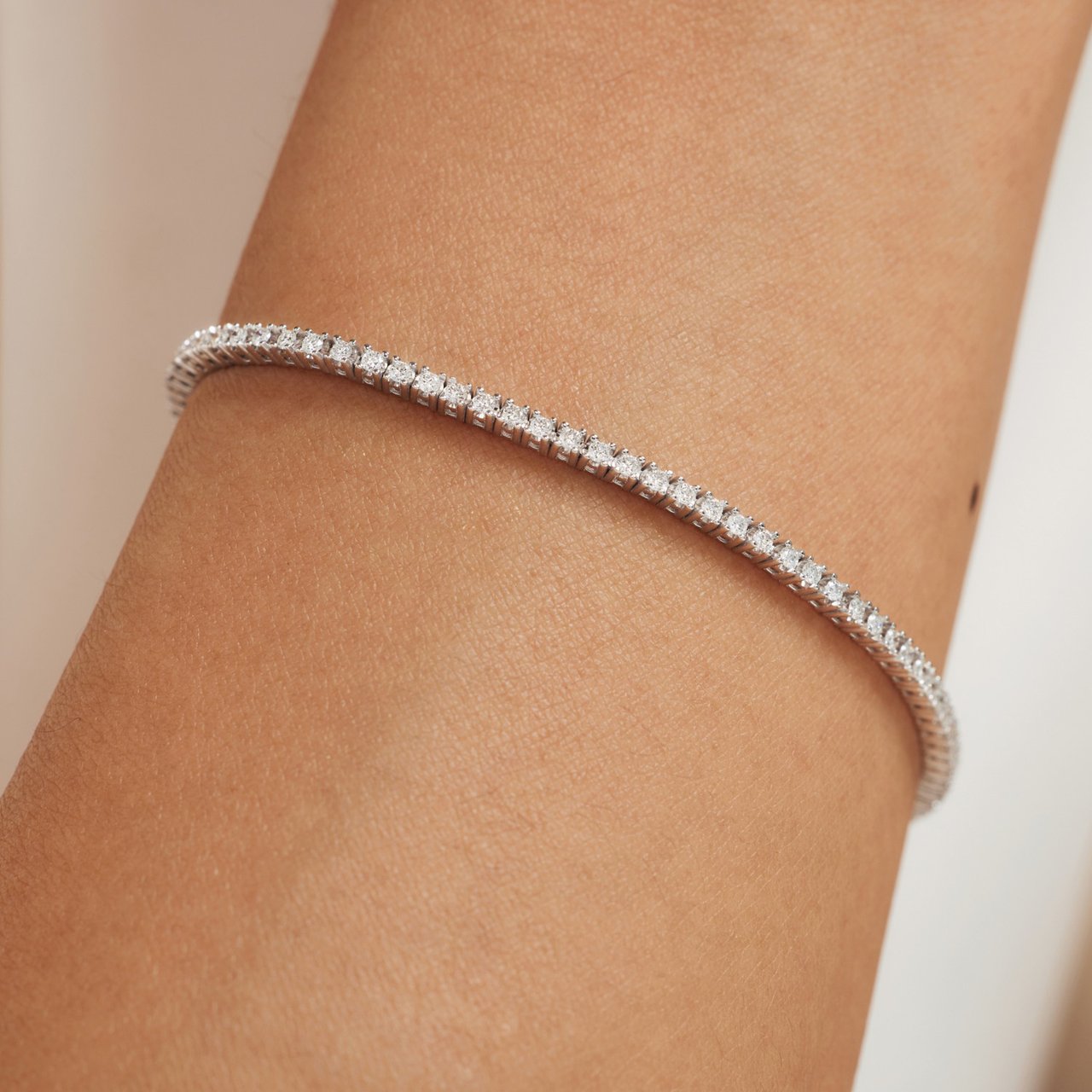 Isabel Bernard De la Paix Madeline Armband met Diamant Zilver