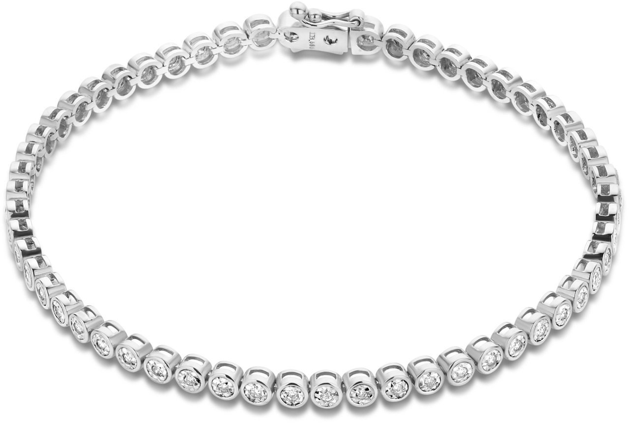 Isabel Bernard De la Paix Alfie Armband met Diamant Zilver