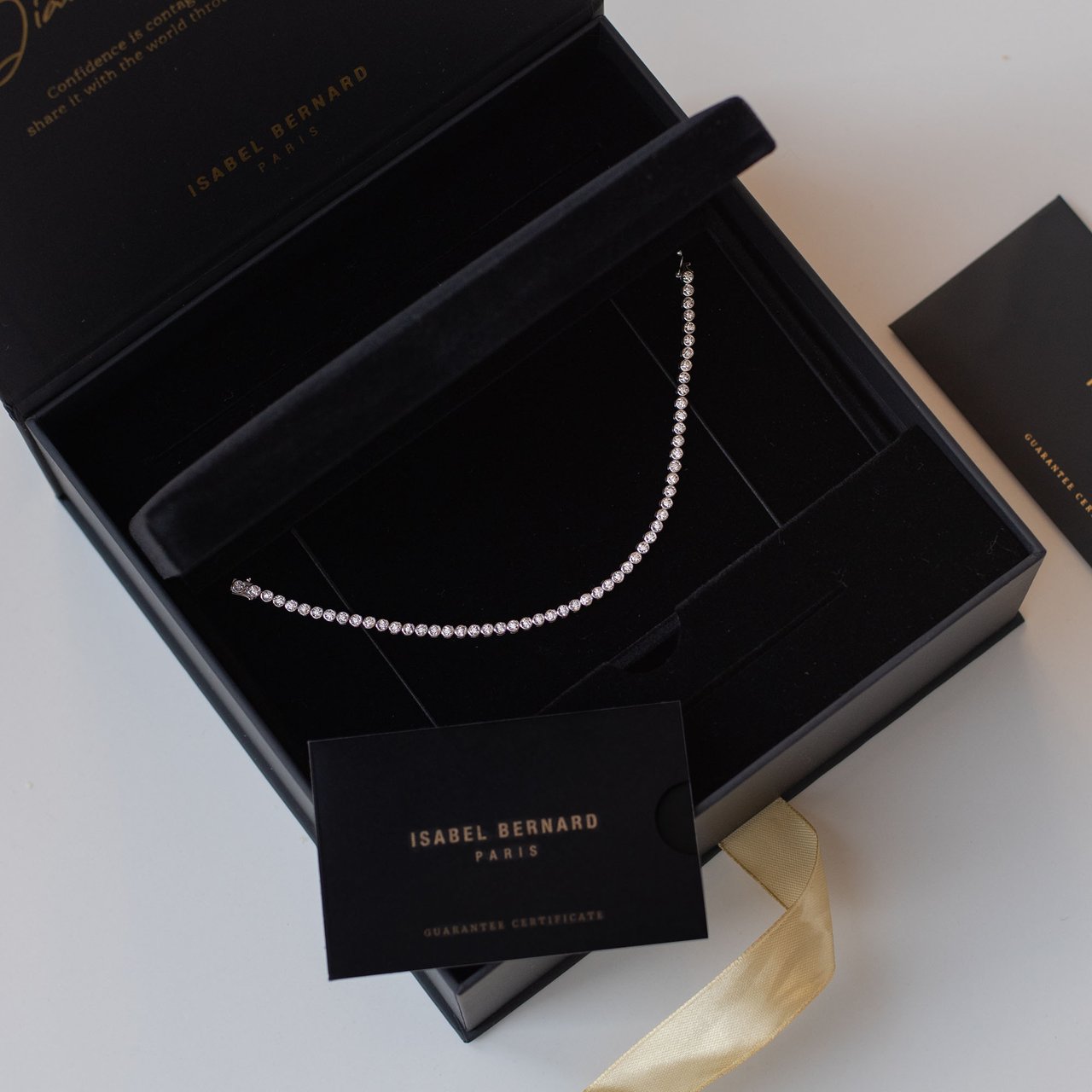 Isabel Bernard De la Paix Alfie Armband met Diamant Zilver