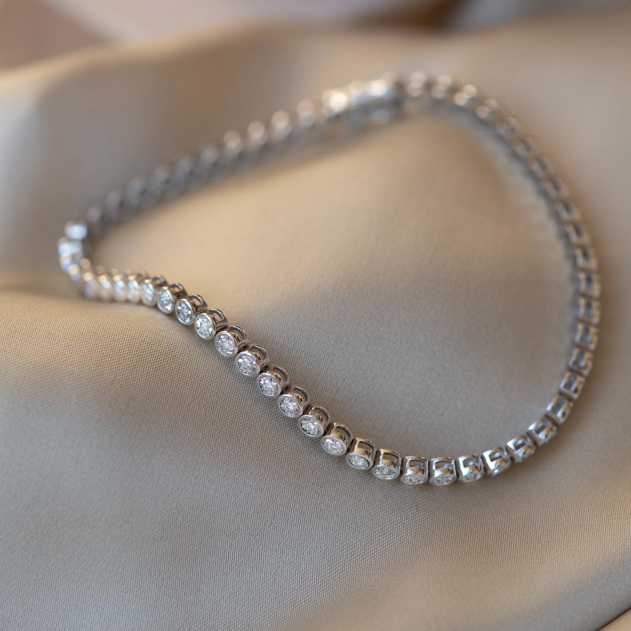 Isabel Bernard De la Paix Alfie Armband met Diamant Zilver