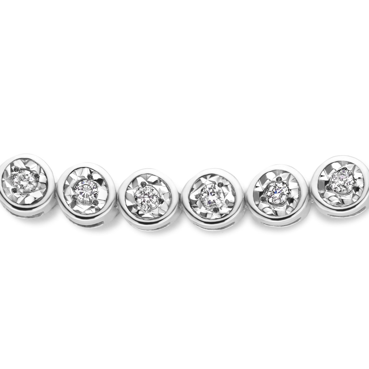 Isabel Bernard De la Paix Alfie Armband met Diamant Zilver