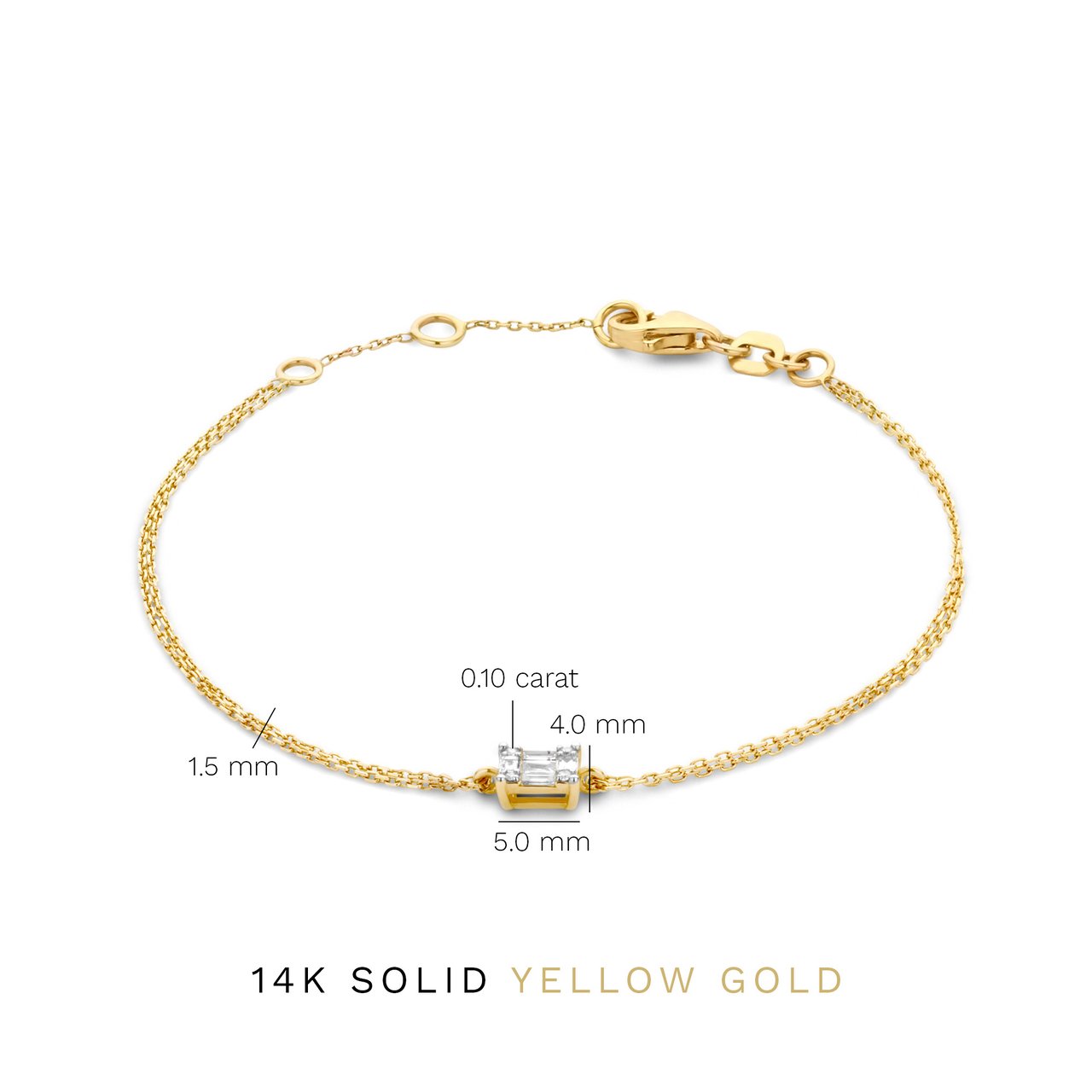 Isabel Bernard De la Paix Maxime Armband met Diamant Goud