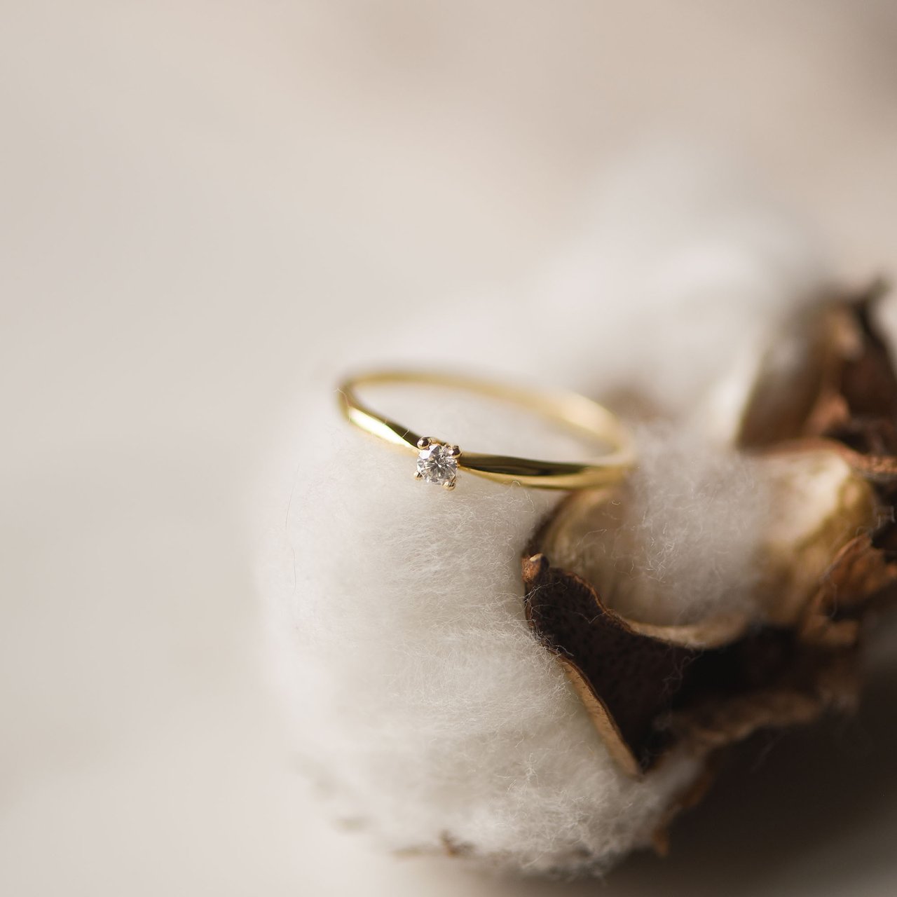 Isabel Bernard De la Paix Céline Ring met Diamant Goud