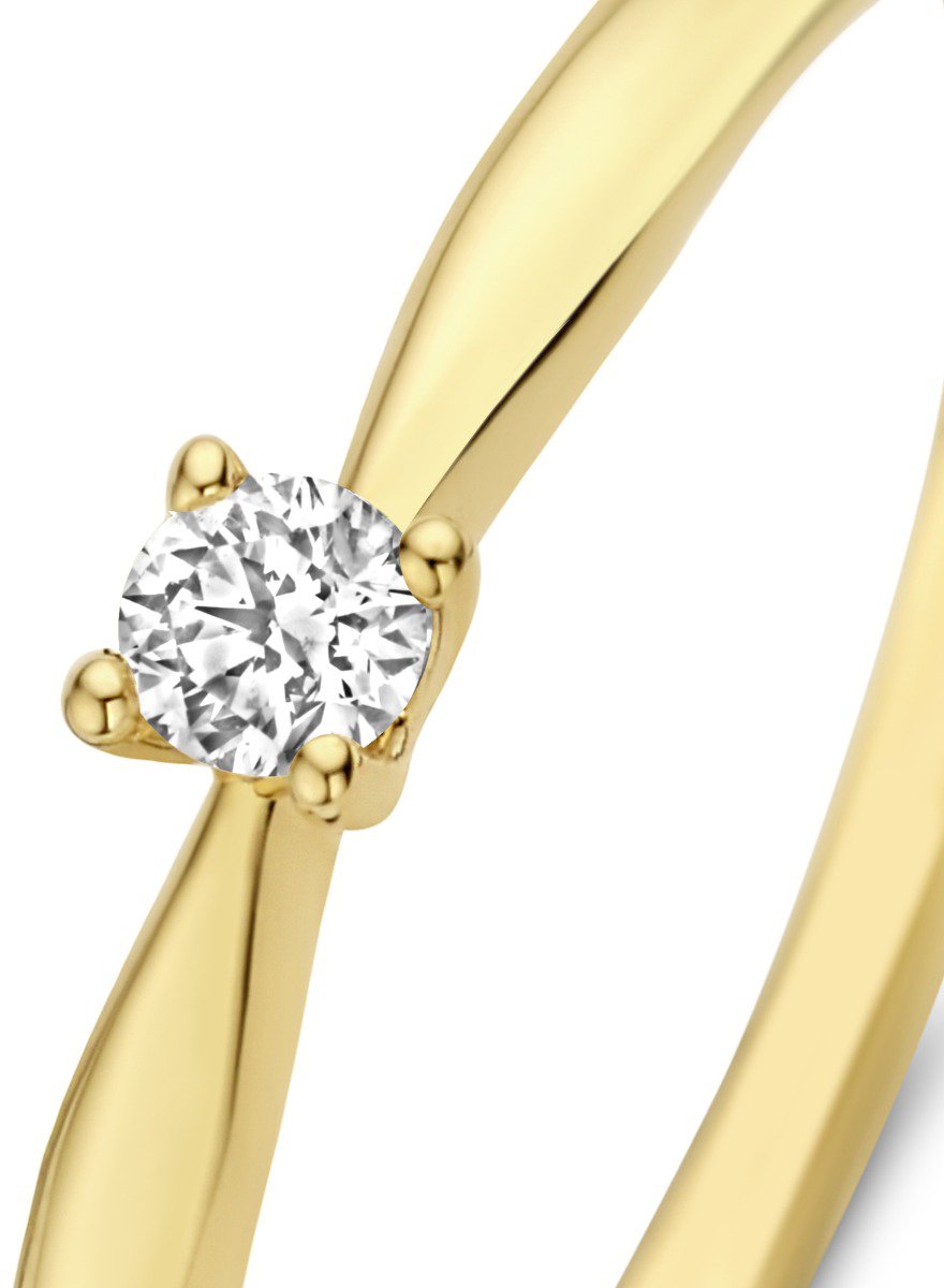 Isabel Bernard De la Paix Céline Ring met Diamant Goud