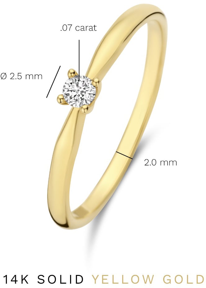 Isabel Bernard De la Paix Celesse Ring met Diamant Goud