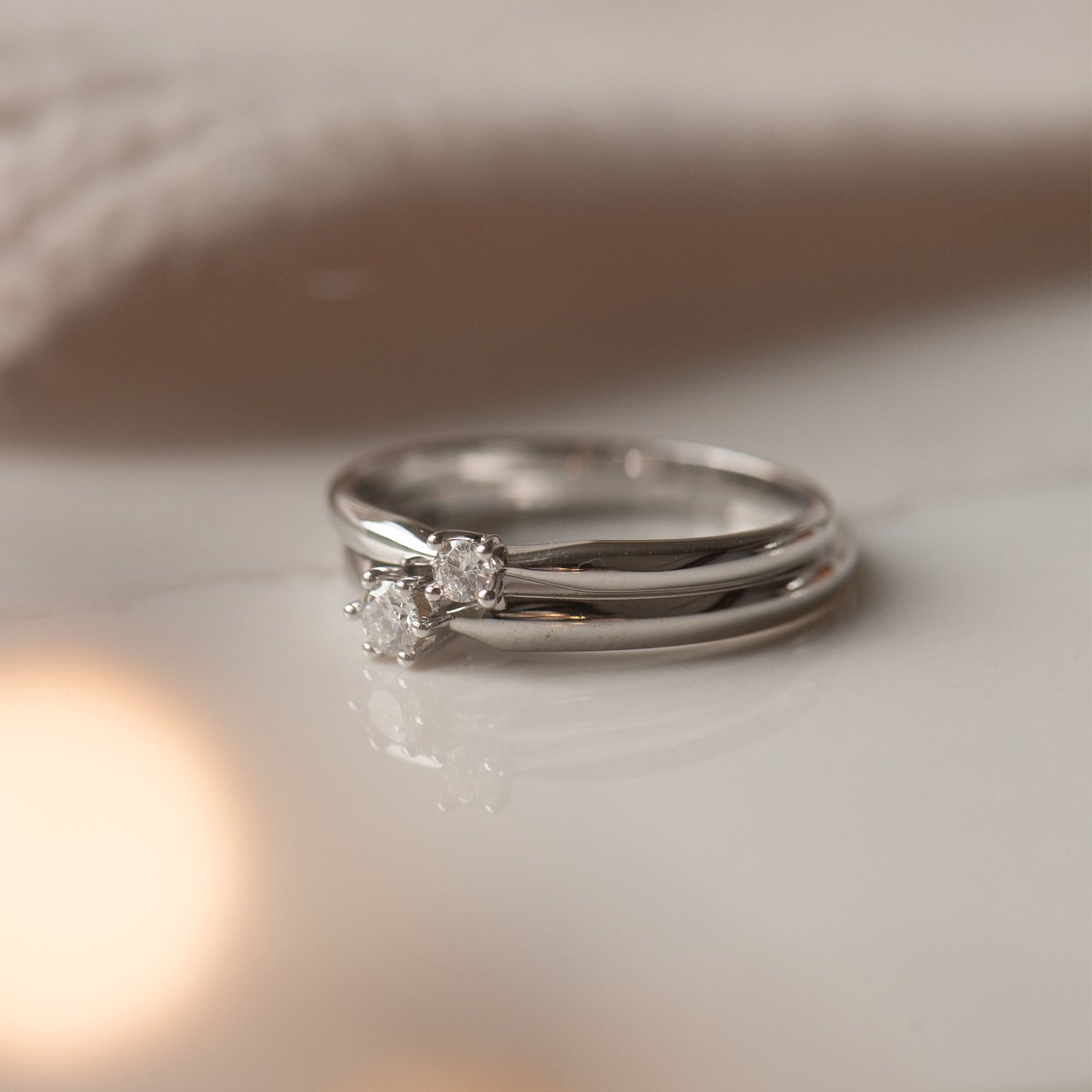 Isabel Bernard De la Paix Celesse Ring met Diamant Zilver