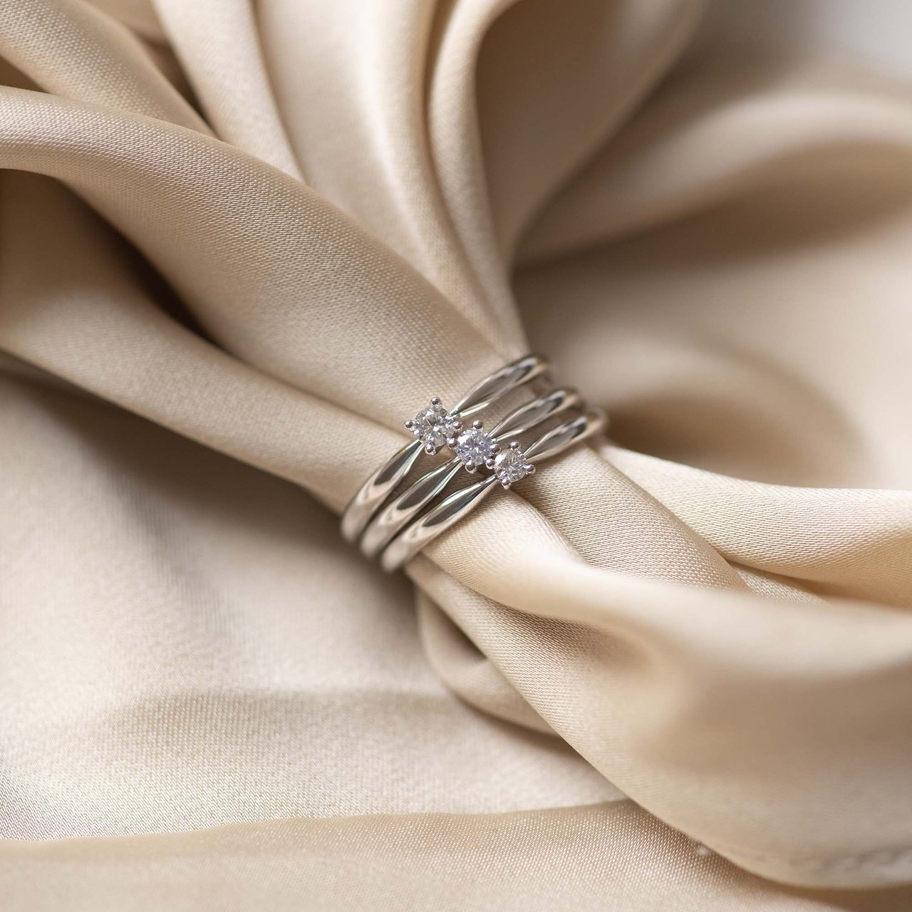 Isabel Bernard De la Paix Celesse Ring met Diamant Zilver