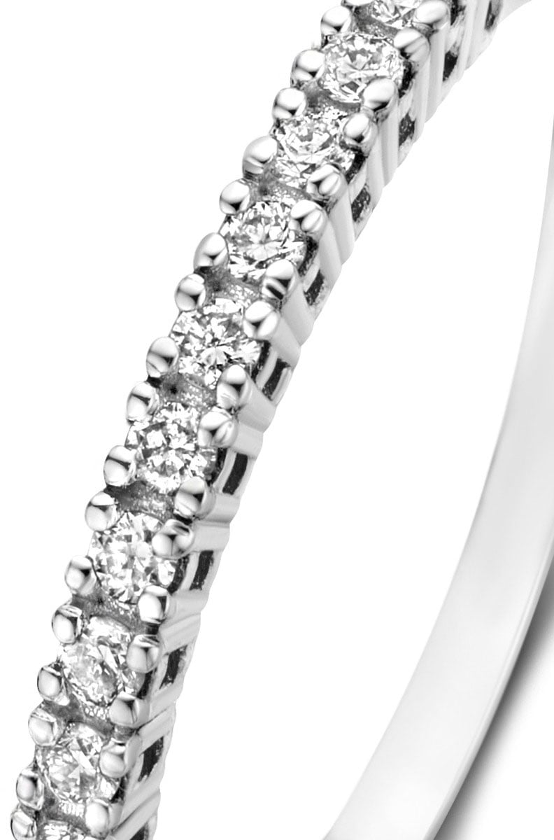 Isabel Bernard De la Paix Madeline Ring met Diamant Zilver