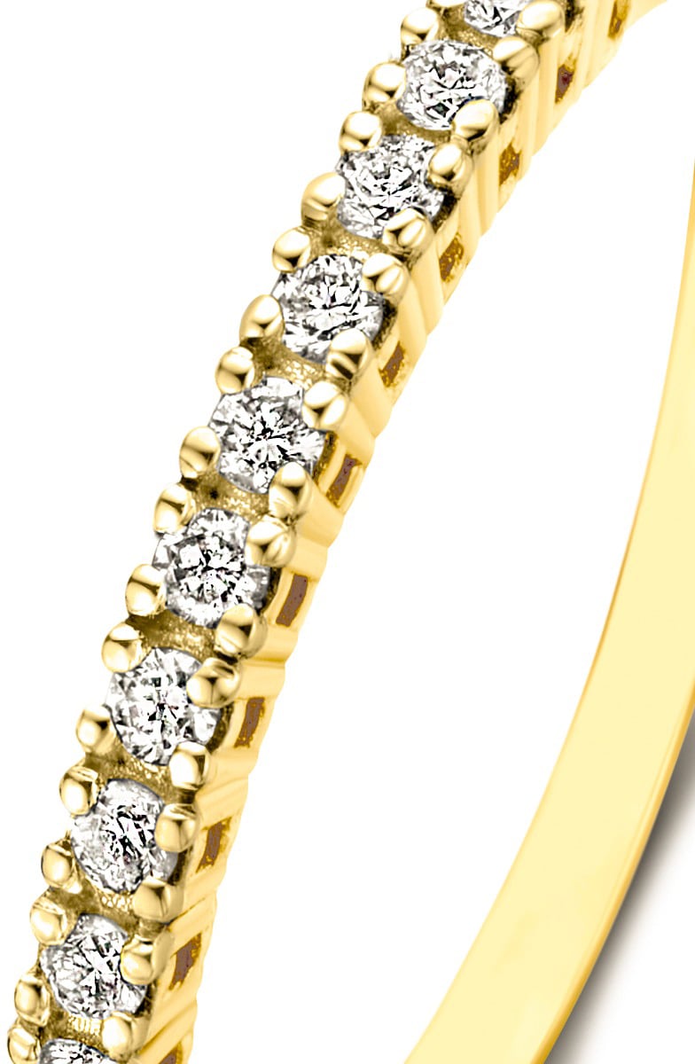 Isabel Bernard De la Paix Madeline Ring met Diamant Goud