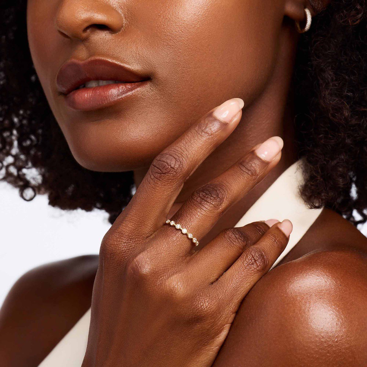 Isabel Bernard De la Paix Flavie Ring met Diamant Goud