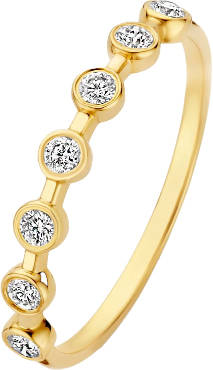 Isabel Bernard De la Paix Flavie Ring met Diamant Goud