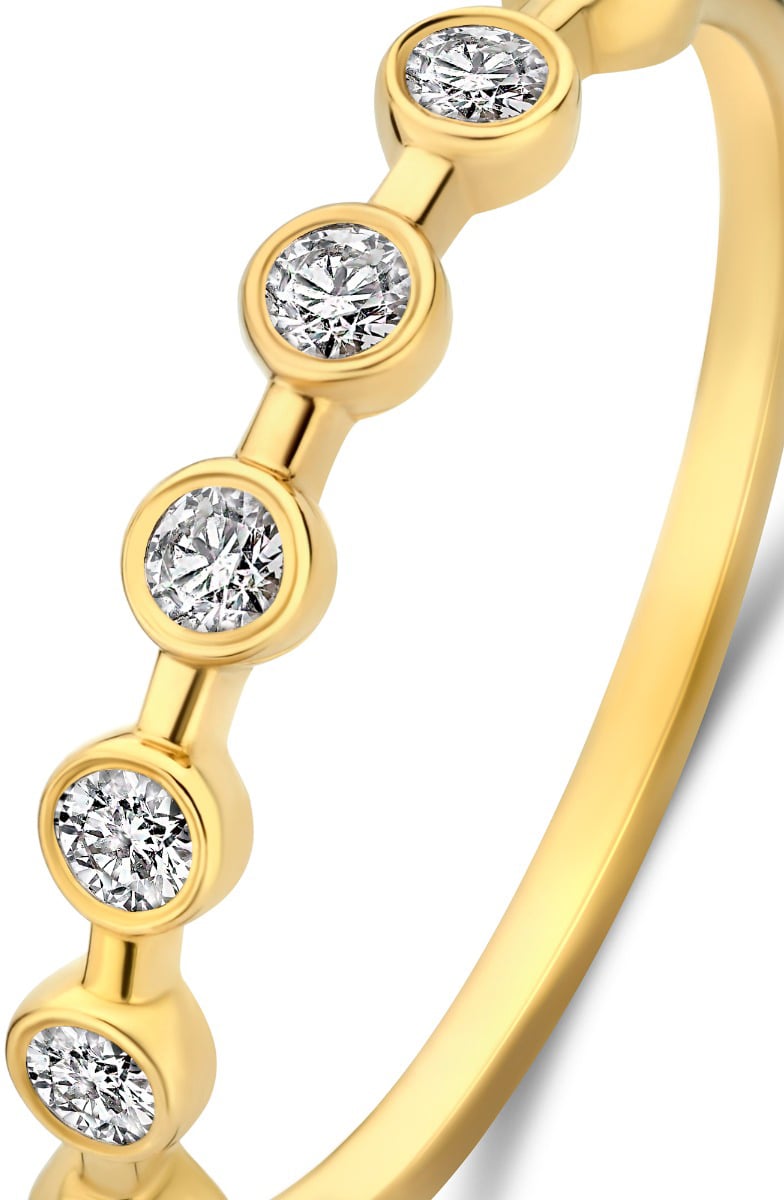 Isabel Bernard De la Paix Flavie Ring met Diamant Goud