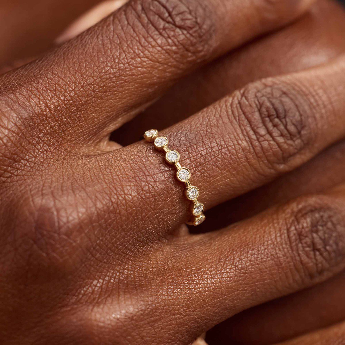Isabel Bernard De la Paix Flavie Ring met Diamant Goud