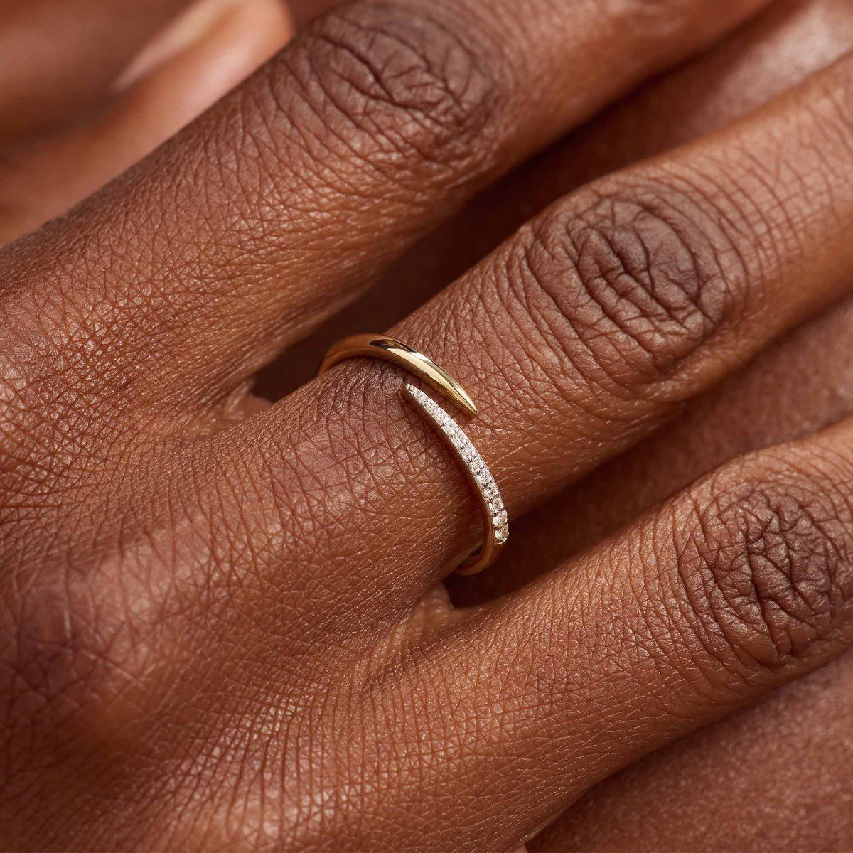 Isabel Bernard De la Paix Flavie Ring met Diamant Goud