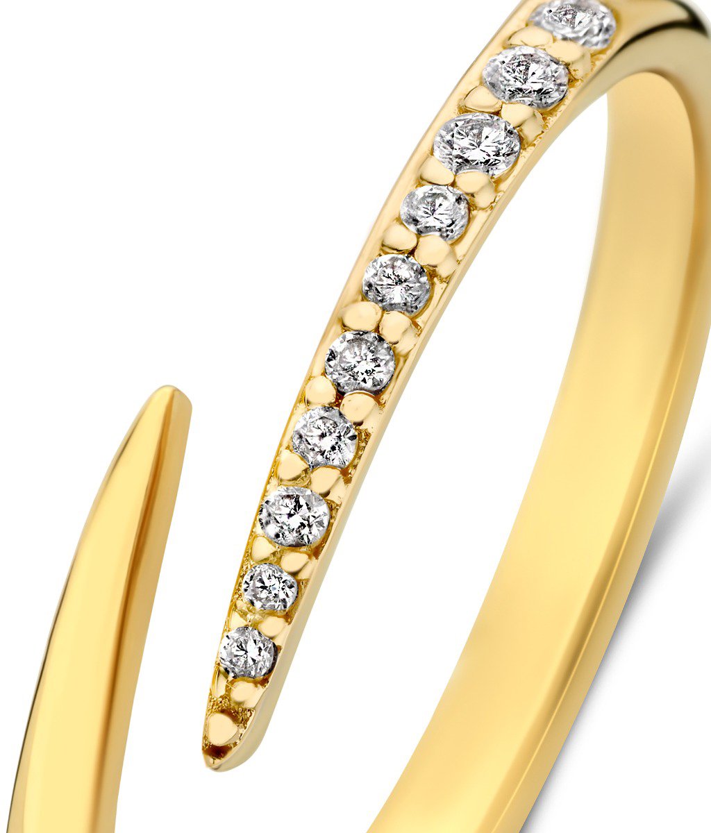 Isabel Bernard De la Paix Flavie Ring met Diamant Goud